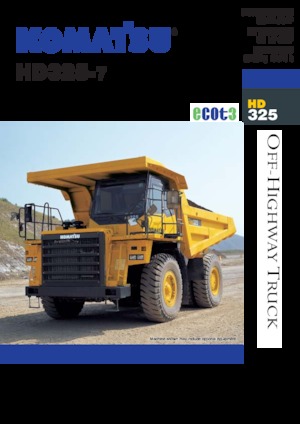 Wywrotka tylnozsypowa Komatsu HD325-7