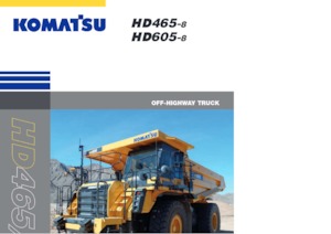 Wywrotka tylnozsypowa Komatsu HD605-8E0