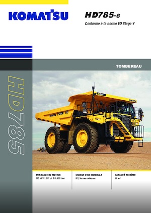 Wywrotka tylnozsypowa Komatsu HD785-8E0