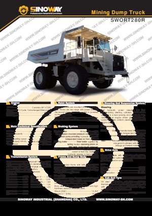 Wywrotka tylnozsypowa Sinoway SWORT280R