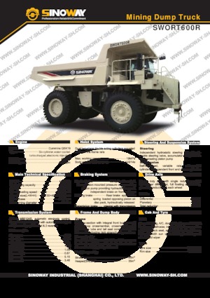 Wywrotka tylnozsypowa Sinoway SWORT600R