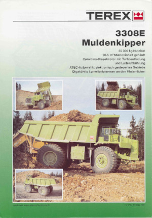 Wywrotka tylnozsypowa Terex 3308E