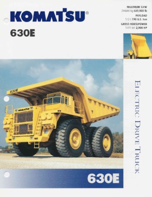 Wywrotka tylnozsypowa Komatsu 630E