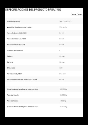 Wywrotka tylnozsypowa Caterpillar 772G