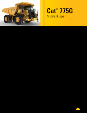 Wywrotka tylnozsypowa Caterpillar 775G