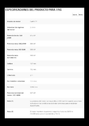 Wywrotka tylnozsypowa Caterpillar 775G