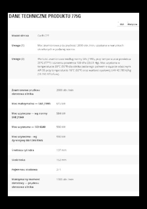 Wywrotka tylnozsypowa Caterpillar 775G