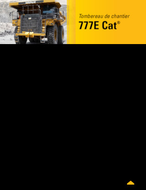 Wywrotka tylnozsypowa Caterpillar 777E
