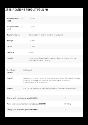 Wywrotka tylnozsypowa Caterpillar 785