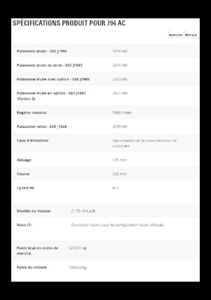 Wywrotka tylnozsypowa Caterpillar 794 AC