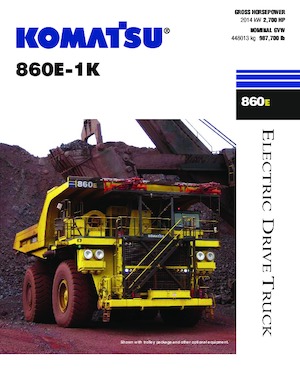 Wywrotka tylnozsypowa Komatsu 860E-1K