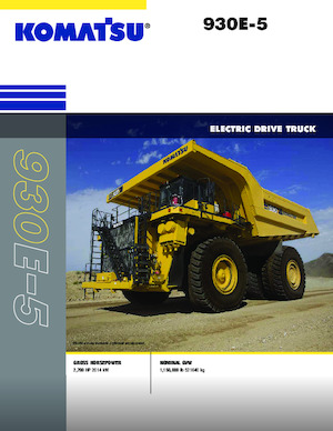 Wywrotka tylnozsypowa Komatsu 930E