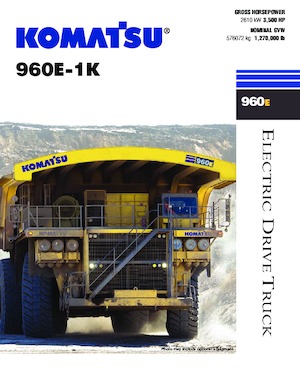 Wywrotka tylnozsypowa Komatsu 960E-1K