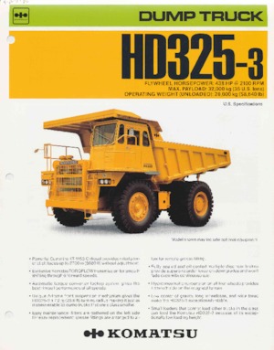 Wywrotka tylnozsypowa Komatsu HD180-4