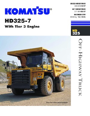 Wywrotka tylnozsypowa Komatsu HD325-7