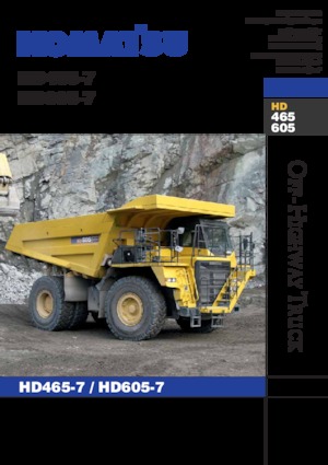 Wywrotka tylnozsypowa Komatsu HD465-7