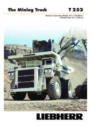 Wywrotka tylnozsypowa Liebherr T 252