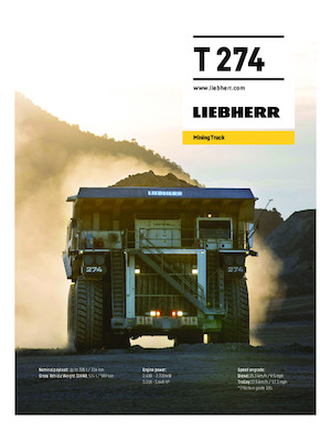 Wywrotka tylnozsypowa Liebherr T 274