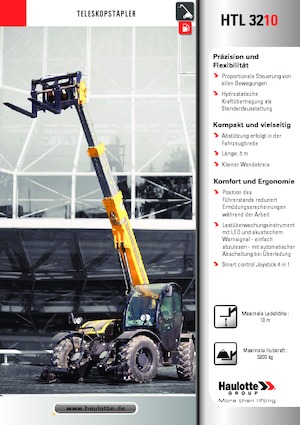 Ładowarki teleskopowe Haulotte HTL3210