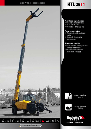 Ładowarki teleskopowe Haulotte HTL3614