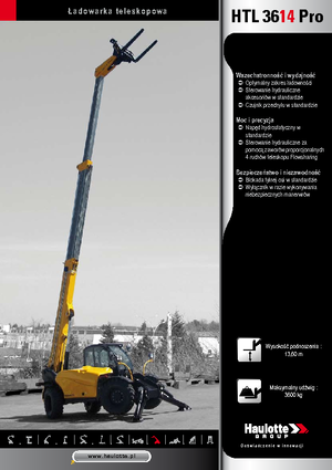 Ładowarki teleskopowe Haulotte HTL3614