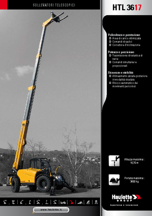 Ładowarki teleskopowe Haulotte HTL3617