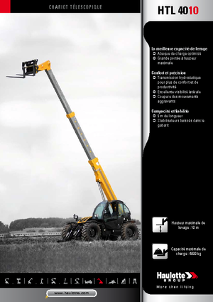 Ładowarki teleskopowe Haulotte HTL4010