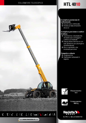 Ładowarki teleskopowe Haulotte HTL4010