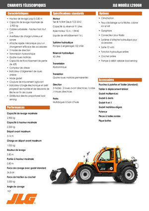 Ładowarki teleskopowe JLG L 2906 H