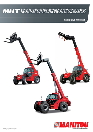 Ładowarki teleskopowe Manitou MHT 10180