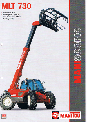 Ładowarki teleskopowe Manitou MLT 730 T