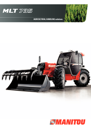 Ładowarki teleskopowe Manitou MLT 735-120 LSU