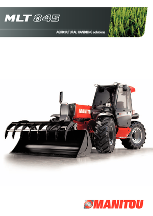 Ładowarki teleskopowe Manitou MLT 845-120 LSU