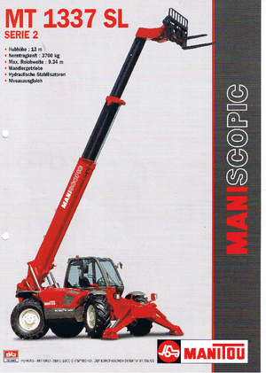 Ładowarki teleskopowe Manitou MT 1335 SL