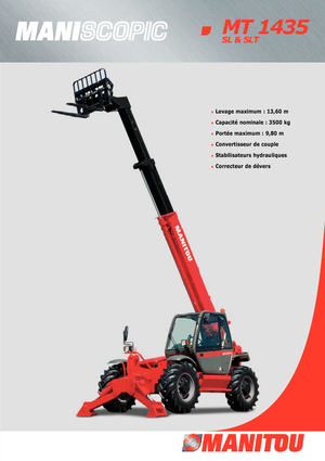 Ładowarki teleskopowe Manitou MT 1435 SL