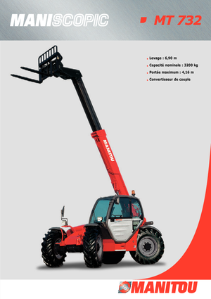 Ładowarki teleskopowe Manitou MT 732