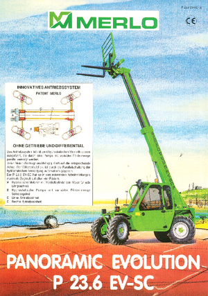 Ładowarki teleskopowe Merlo P 23.6 EV