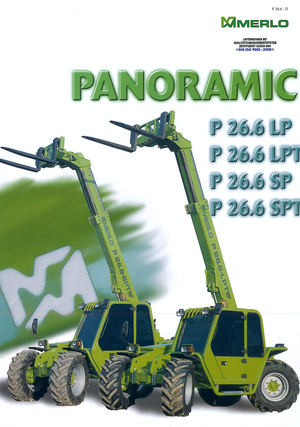 Ładowarki teleskopowe Merlo P 26.6 LPT/SPT
