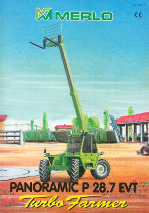 Ładowarki teleskopowe Merlo P 28.7 EVT