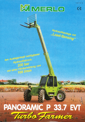 Ładowarki teleskopowe Merlo P 33.7 EVT