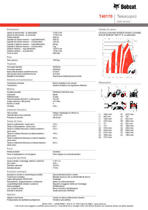 Ładowarki teleskopowe Bobcat T 40170