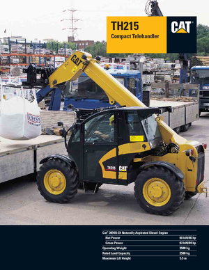 Ładowarki teleskopowe Caterpillar TH215