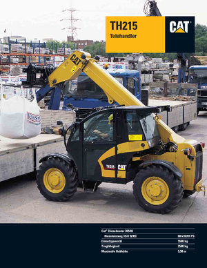 Ładowarki teleskopowe Caterpillar TH215
