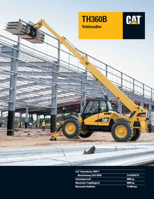 Ładowarki teleskopowe Caterpillar TH360B