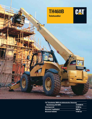 Ładowarki teleskopowe Caterpillar TH 460 B