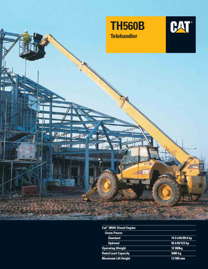 Ładowarki teleskopowe Caterpillar TH 560 B