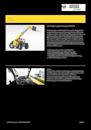 Ładowarki teleskopowe Wacker Neuson TH735