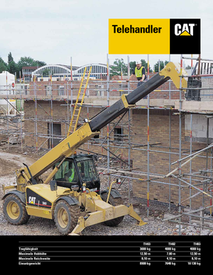 Ładowarki teleskopowe Caterpillar TH 63