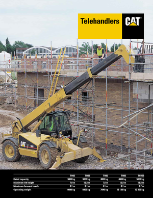 Ładowarki teleskopowe Caterpillar TH 63