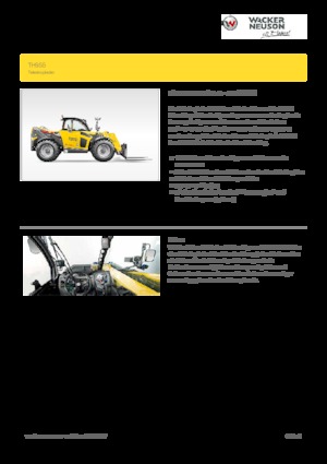 Ładowarki teleskopowe Wacker Neuson TH955